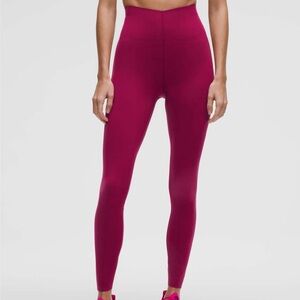 NWT Lululemon Glow Up HR Tight 28” – Magenta Smoke – Size 4
